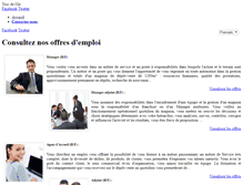 Tablet Screenshot of emploi.troc.fr