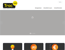 Tablet Screenshot of franchising.troc.be